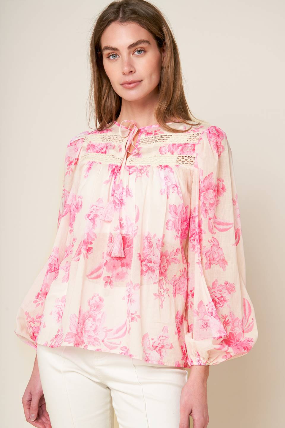 LAGOON DAYDREAMS WOVEN TOP Flying Tomato